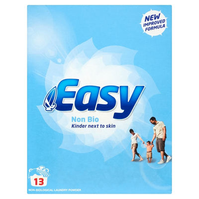 Easy Laundry Powder 13 Wash Non Bio 884g - Case of 6