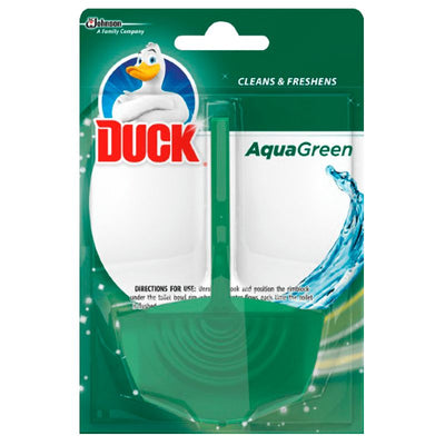Toilet Duck Solid Rim Block Aqua Green 40gm - Case of 12