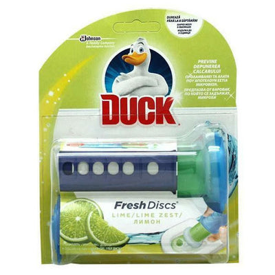 Toilet Duck Fresh Discs 36ml & Dispenser Lime - Case of 10