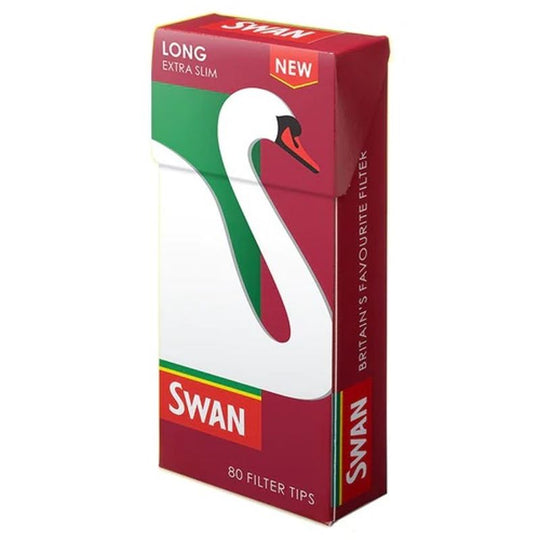 Swan Filter Tips Long Extra Slim - Case of 20