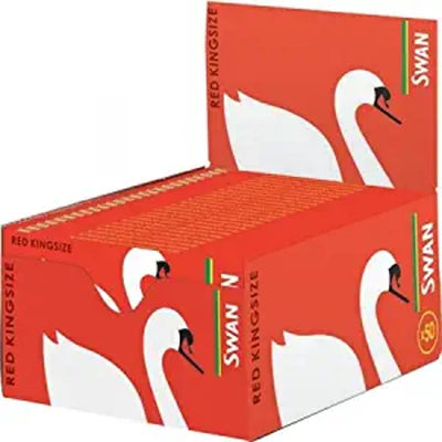 Swan Rolling Papers King Size Red Extra Stick - Case of 50