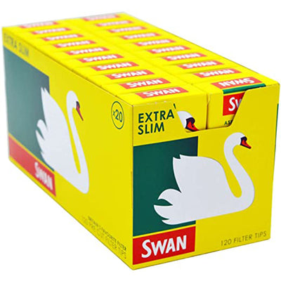 Swan Extra Slim Filter Tips - Case of 20