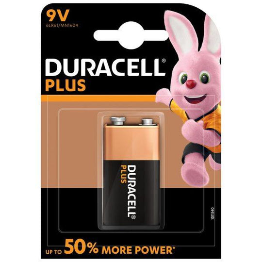Duracell Plus 9V Battery MN1604 - Case of 10