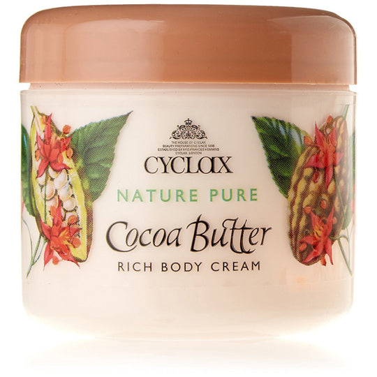 Cyclax Cocoa Butter Nature Pure Rich Body Cream 300ml - Case of 6