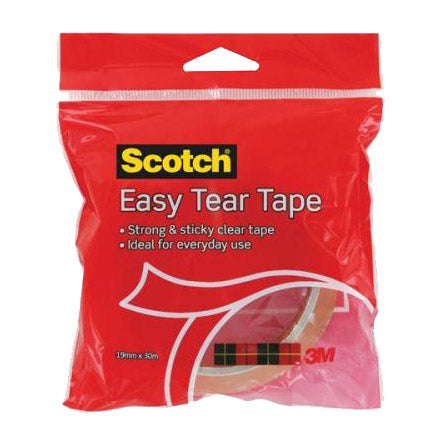 3M Scotch Easy Tear Tape - Case of 8.