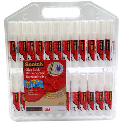 3M Scotch Glue Stick 24 Pack