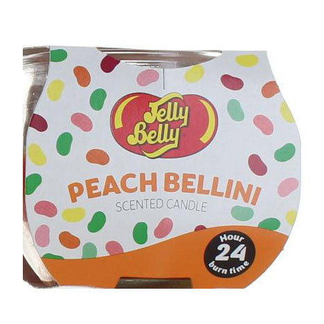 Jelly Belly Peach Bellini Scented Candle Pot 85g