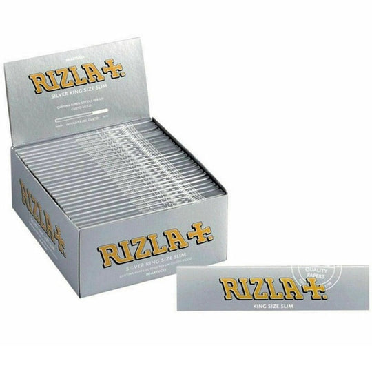 Rizla Rolling Papers King Size Silver Slim - Case of 50