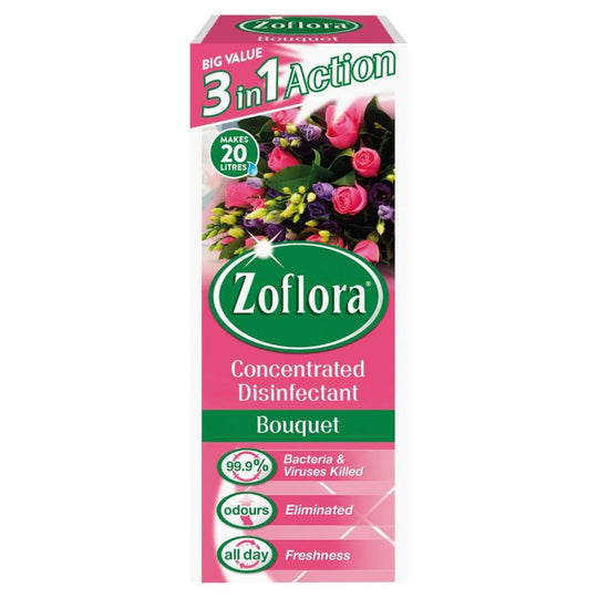 Zoflora Concentrated Disinfectant 3 in 1 Action Bouquet 500ml