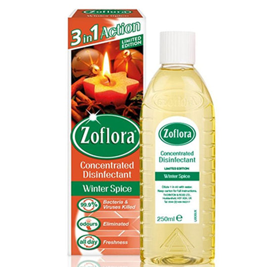 Zoflora Concentrated Disinfectant Winter Assorted 250ml - Case of 6