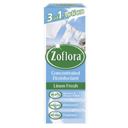 Zoflora Concentrated Disinfectant Linen Fresh 120ml - Case of 12