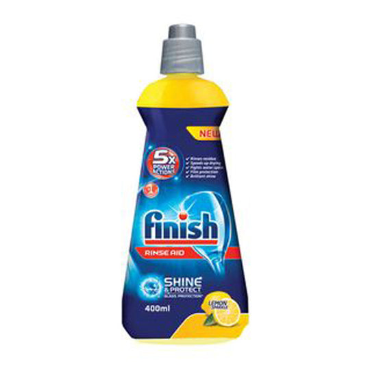 Finish Dishwasher Rinse Aid Lemon 400ml - Case of 12