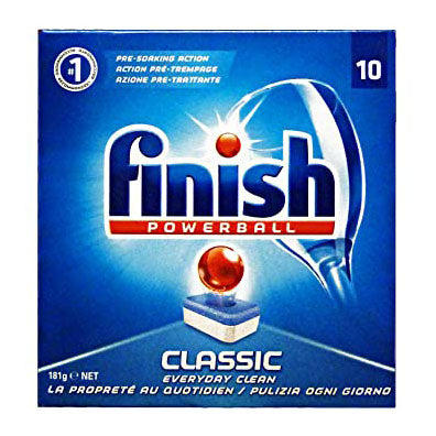 Finish Powerball Classic Dishwasher Cleaning Deep Clean 10 Tablets