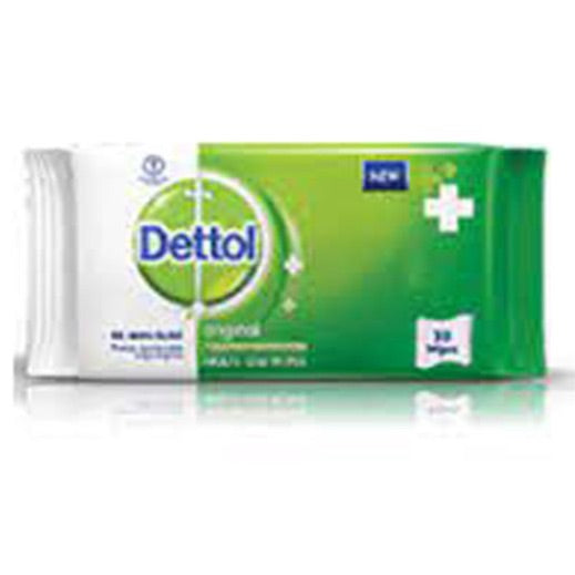 Dettol Antibacterial Wipes 30pk - Case of 8