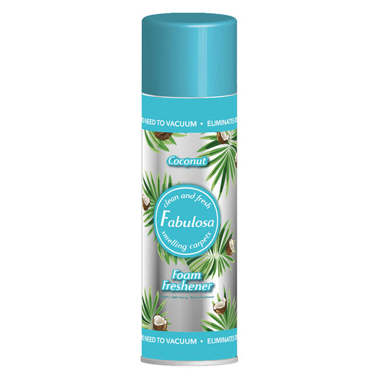 Fabulosa Carpet Foam Freshener Coconut 300ml - Case of 12