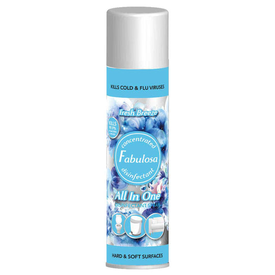 Fabulosa All in One Disinfectant Spray Fresh Breeze 400ml - Case of 12