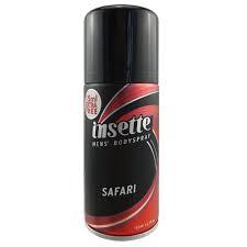 Insette Men's Deodorant Body Spray Safari 150ml