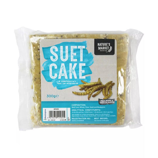 Kingfisher Suet Cake with Mealworms 300G