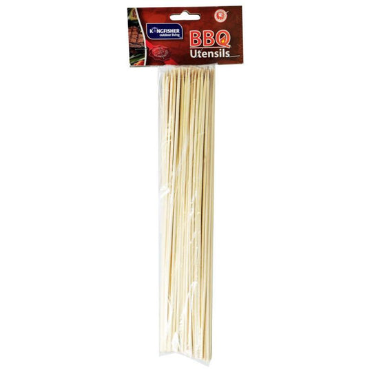 Kingfisher Wooden BBQ Skewers 80 Pack