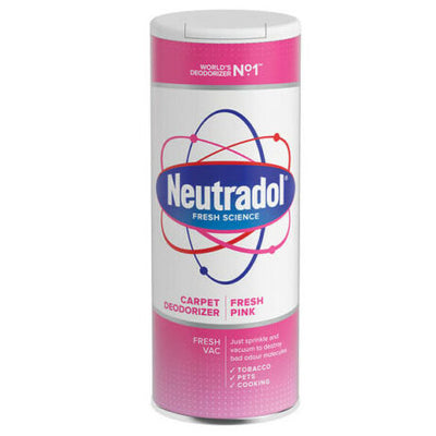 Neutradol Carpet Deodorizer Fresh Vac Powder Fresh Pink 350g