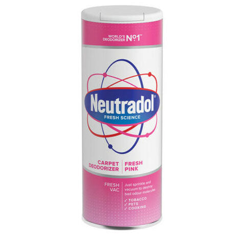 Neutradol Carpet Deodorizer Fresh Vac Powder Fresh Pink 350g