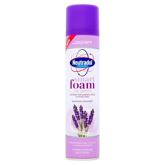 Neutradol Smart Foam Carpet Deodorizer Luxurious Lavender 300ml