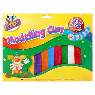 Artbox Modelling Clay Medium 12 Strip Pack - Case of 12