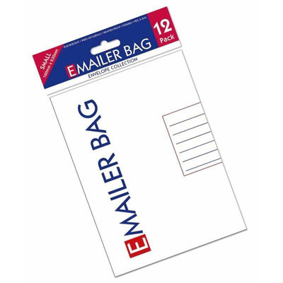 E Mailer White Mail Postal Bags Small High Quality Polybag 160 x 230mm - Case of 12