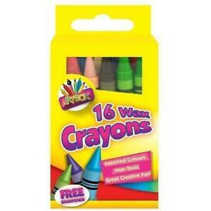 Artbox Wax Crayon in Hanging Box (Pack of 16)