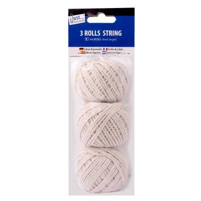 White String Balls 3 Pack - Case of 12