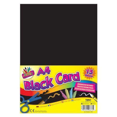 Artbox A4 Black Card 15 Pack - Case of 12