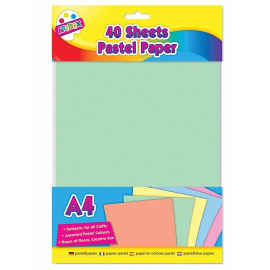 Artbox A4 Pastel Card 40 Sheets - Case of 12