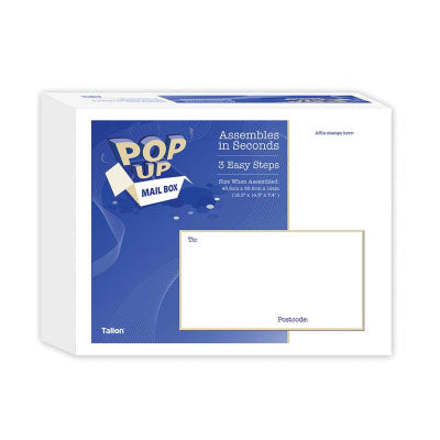 Pop Up Mailing Box Small 270x180x105mm