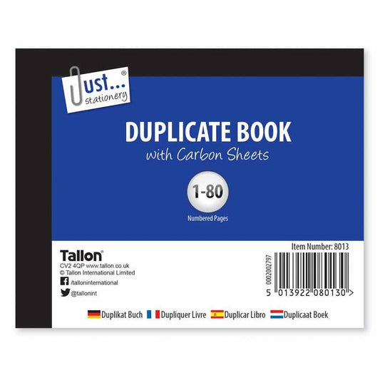 Duplicate Book with Carbon Sheets Half Size