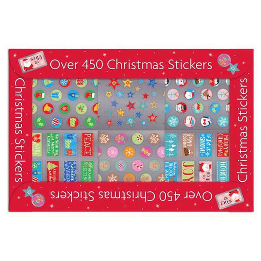 Christmas Decorative Stickers Over 450 Pack