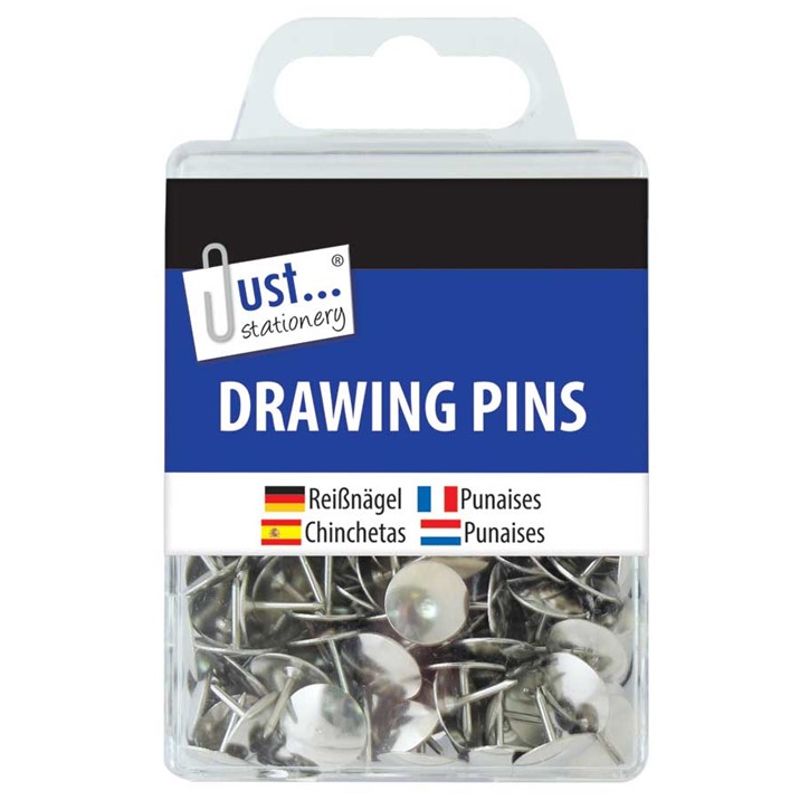 Tallon Drawing Pins Assorted Colours Approx 120 Pack Wholesale