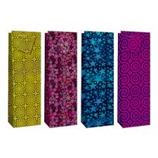 Holographic Wine Bottle Gift Bag - Case of 12