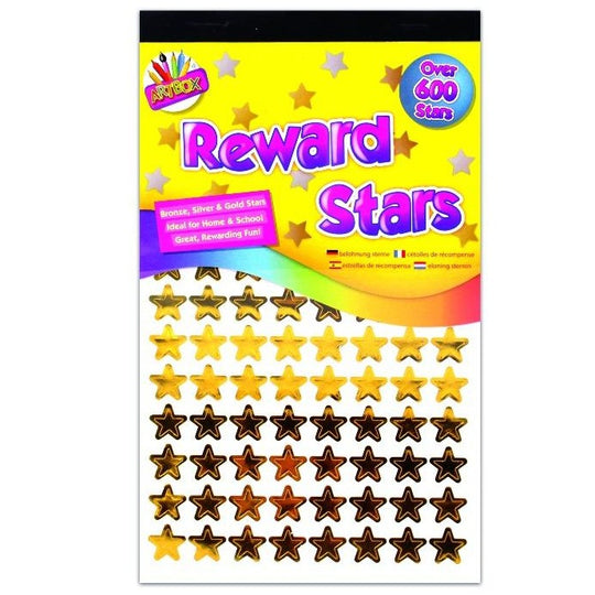 Artbox Gold Reward Stars Over 600 Pack - Case of 12