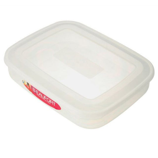 Beaufort Ultra Food Rectangular Container Clippy Lid 1.5L Clear