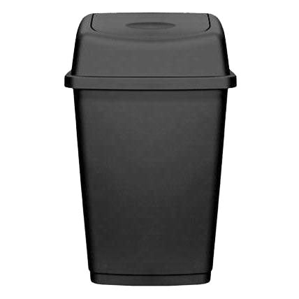 Signature Swing Bin 25 Litre Black