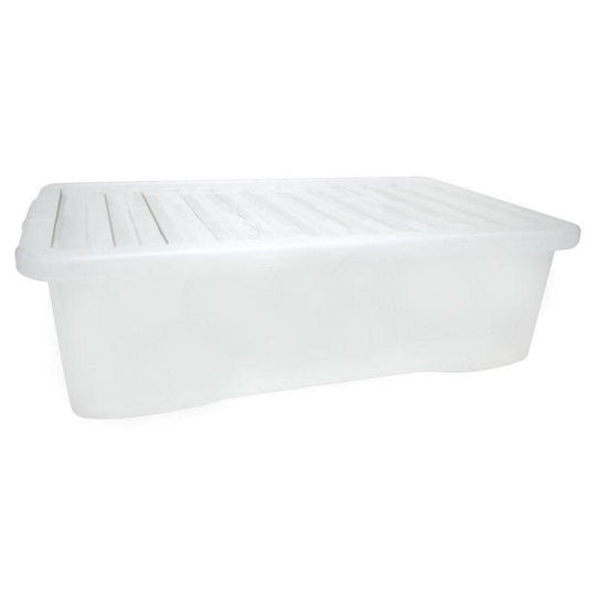 Underbed Storage Container Box with Clear Lid 43 Litre