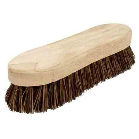 Charles Bentley Wooden Hand Scrub Brush Stiff Bassine Fill 8”