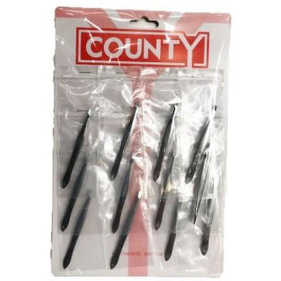 County Eyebrow Tweezers - Sleeve of 12