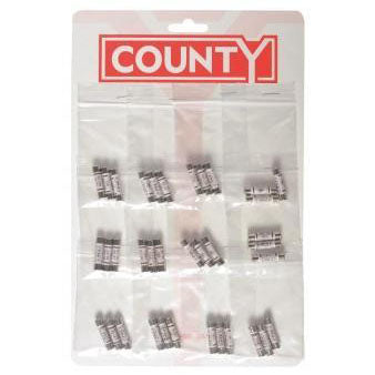 County 5 Amp Fuses - Sleeve of 12