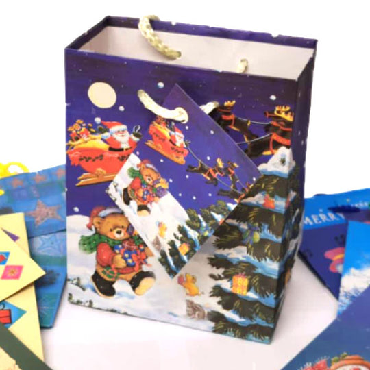 Christmas Gift Bags Large - Case of 8