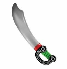 Inflatable Pirate Sword Cutlass 68cm - Case of 12 Wholesale
