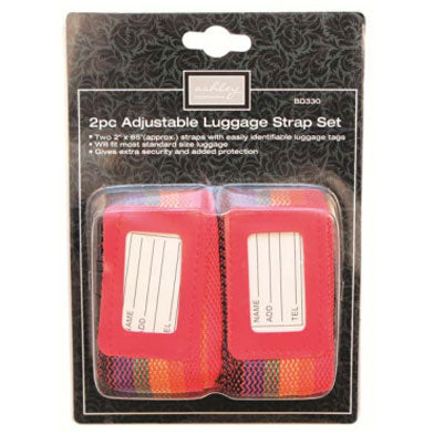 Blackspur Adjustable Luggage Strap Set 2 piece