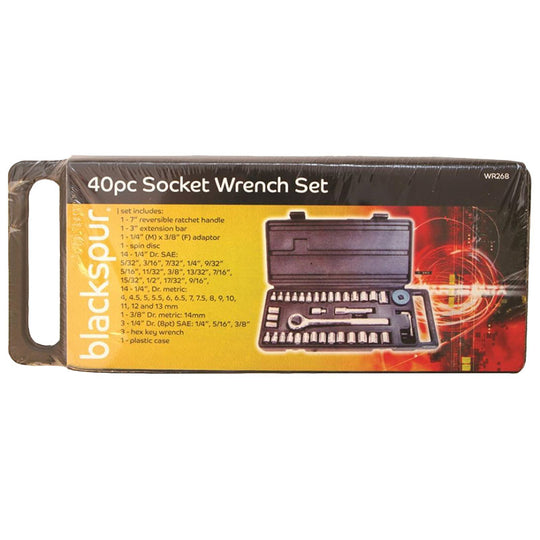 Blackspur Socket Wrench Set 40 Piece