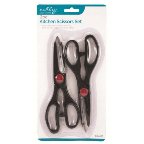 Ashley Housewares Kitchen Scissors Twin Pack