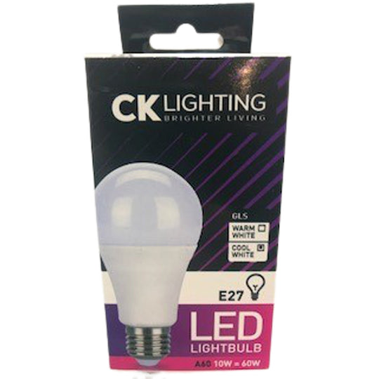 CK LED Screw Light Bulb 10W 60W